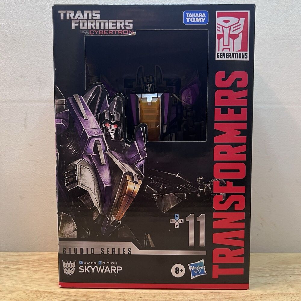 Transformers Studio Series Gamer Edition Skywarp Voyager WFC New